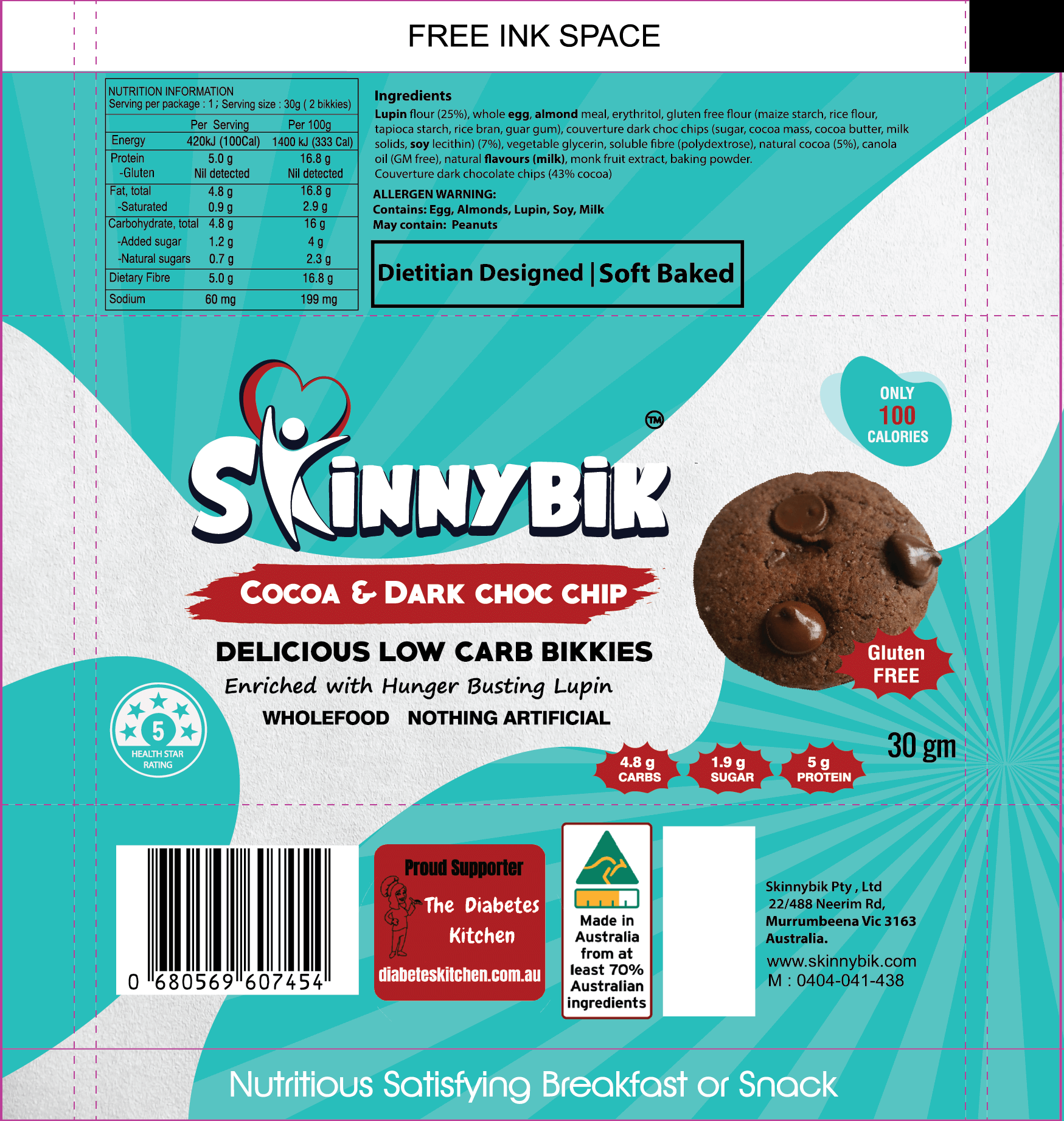 SkinnyBik Biscuits