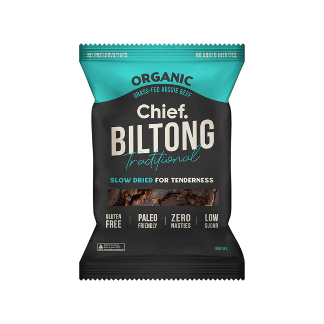 Grass Fed Biltong - Traditional Beef 90g