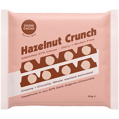 Dark Chocolate Block- Hazelnut Crunch