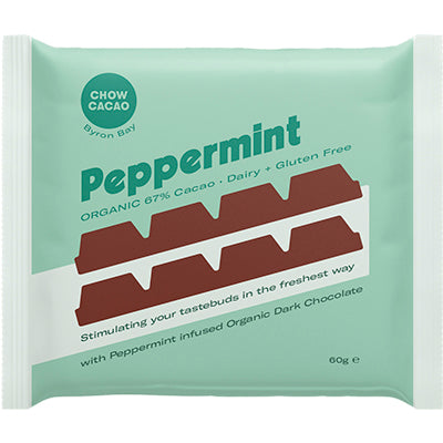 Dark Chocolate Block- Peppermint