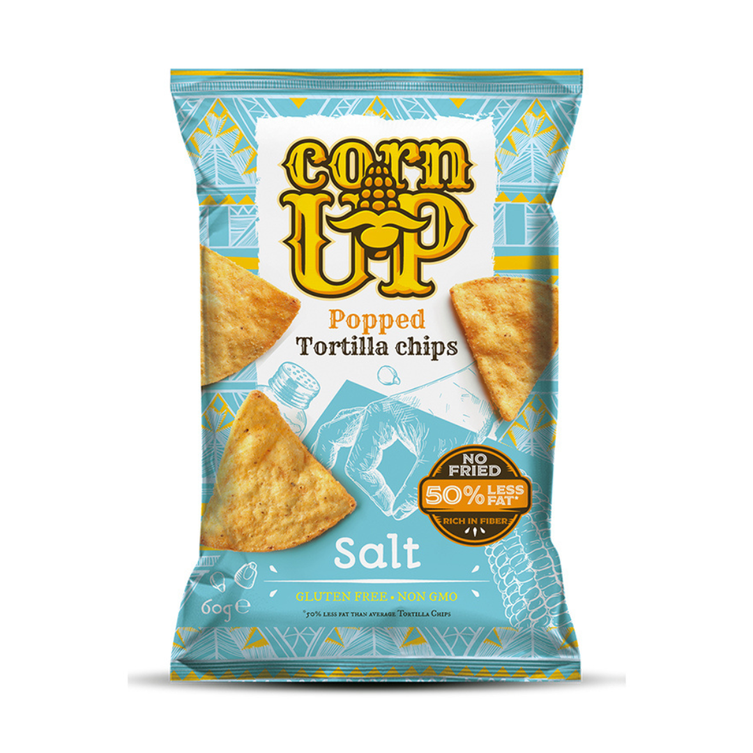 CornUp Popped Tortilla Chips - Sea Salt