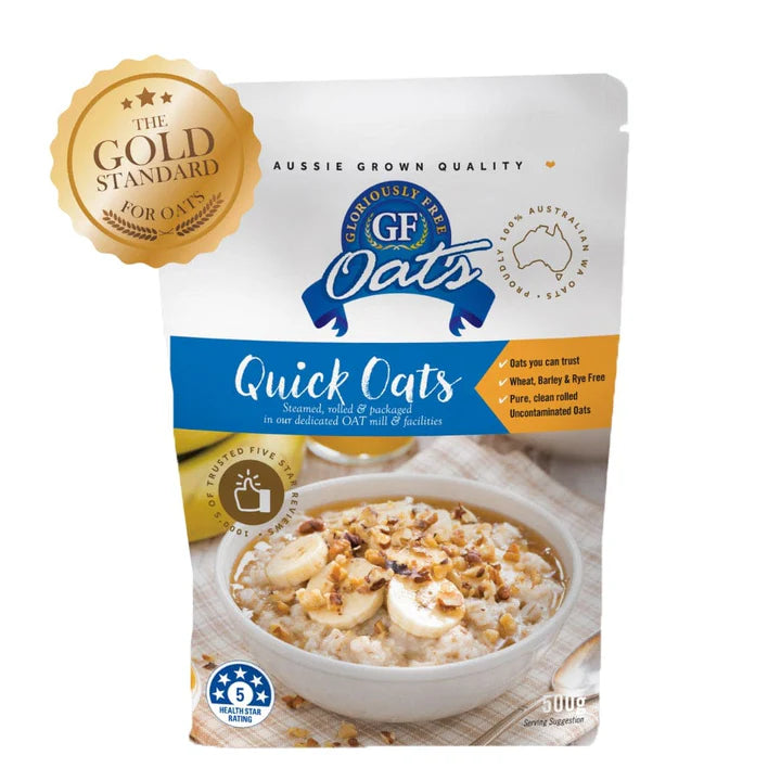 Quick Oats (tested nil gluten from contamination)