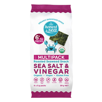 Seaweed - Sea Salt &amp; Vinegar Multipack 6x5g packs