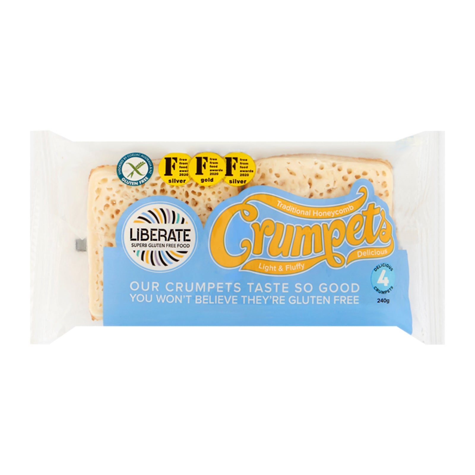 Gluten Free Crumpets 240g