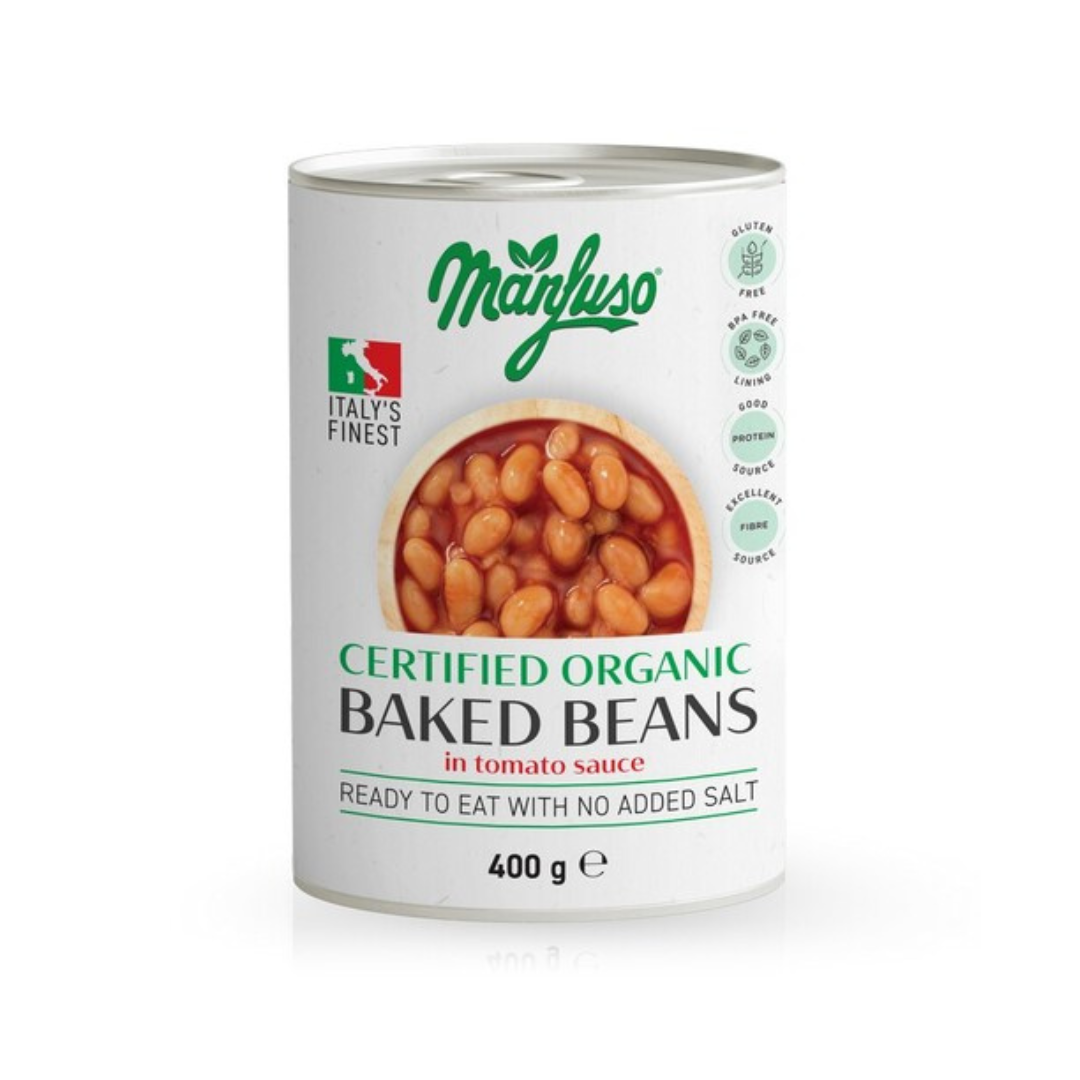 Organic Baked Beans in Tomato Sauce 400g