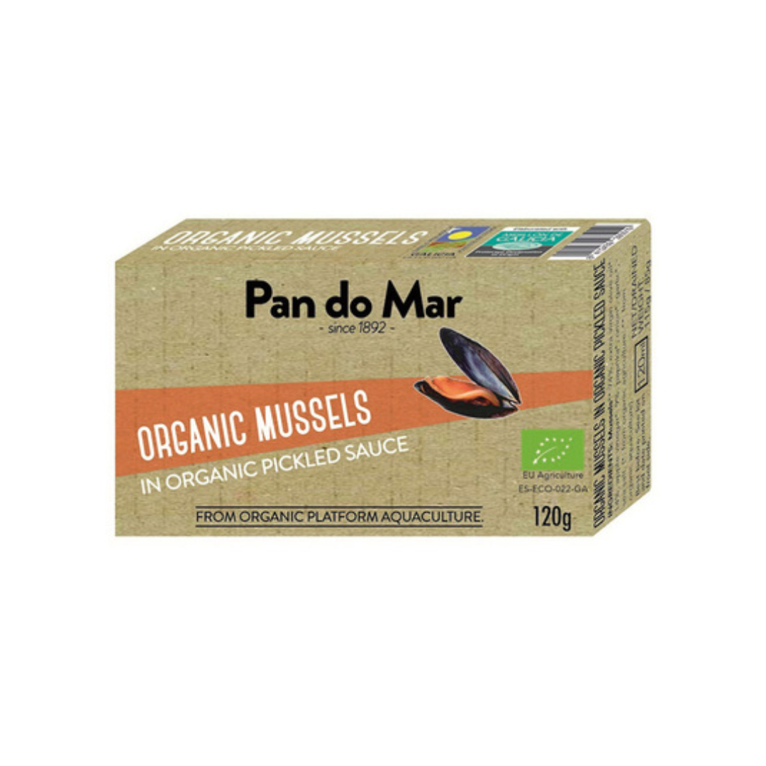 Organic Mussels in Organic Pickled Sauce 120g