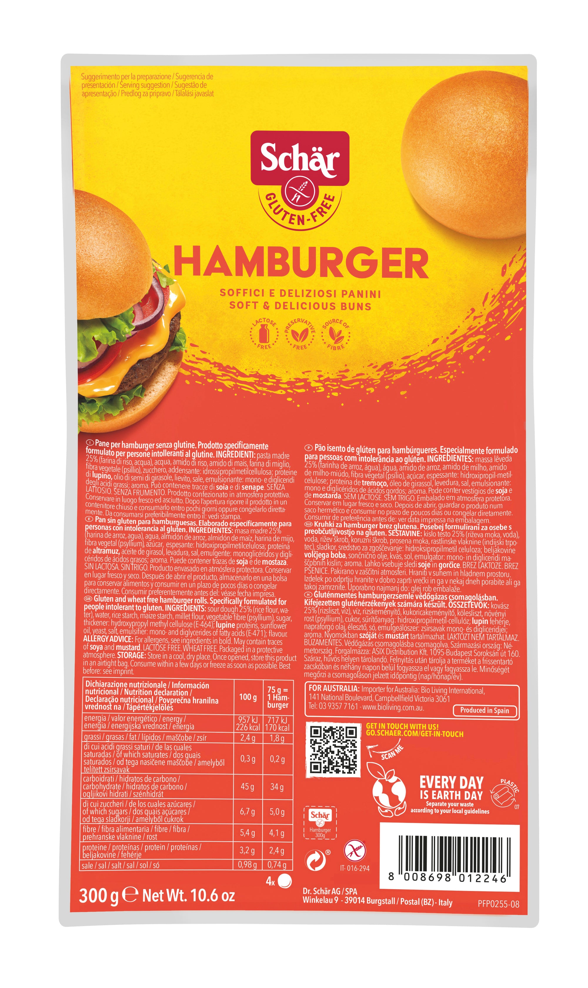 Hamburger Rolls 300g