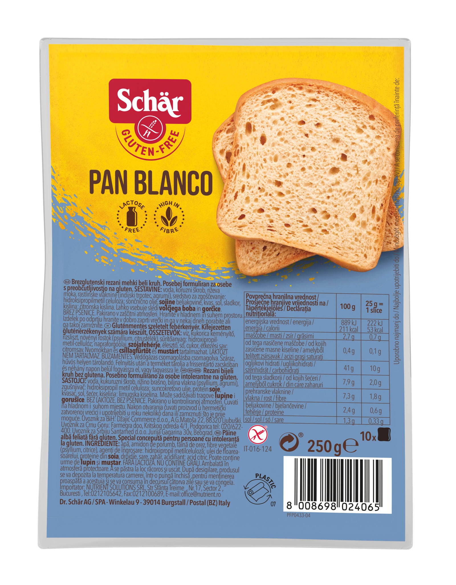 Pan Blanco 250g