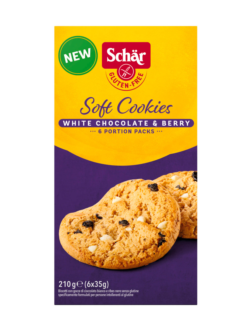 Soft Cookies White Chocolate &amp; Berry 210g