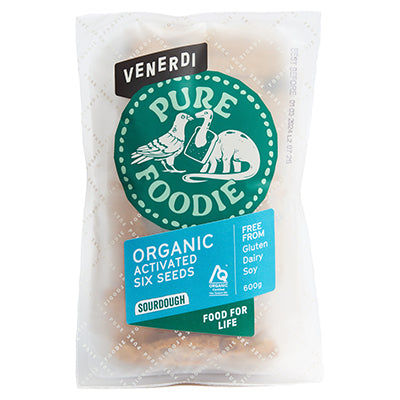 Pure Foodie Organic Sourdough Activated Six Seed 600g