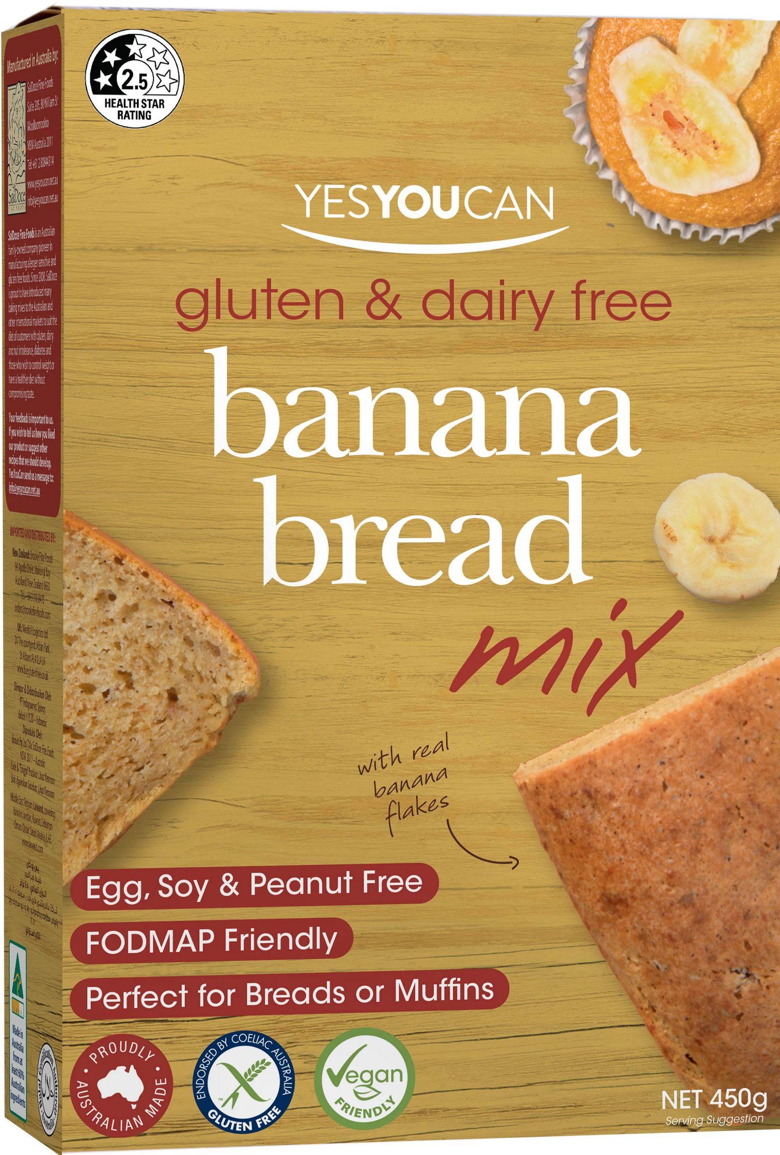 Banana Bread Mix 450g