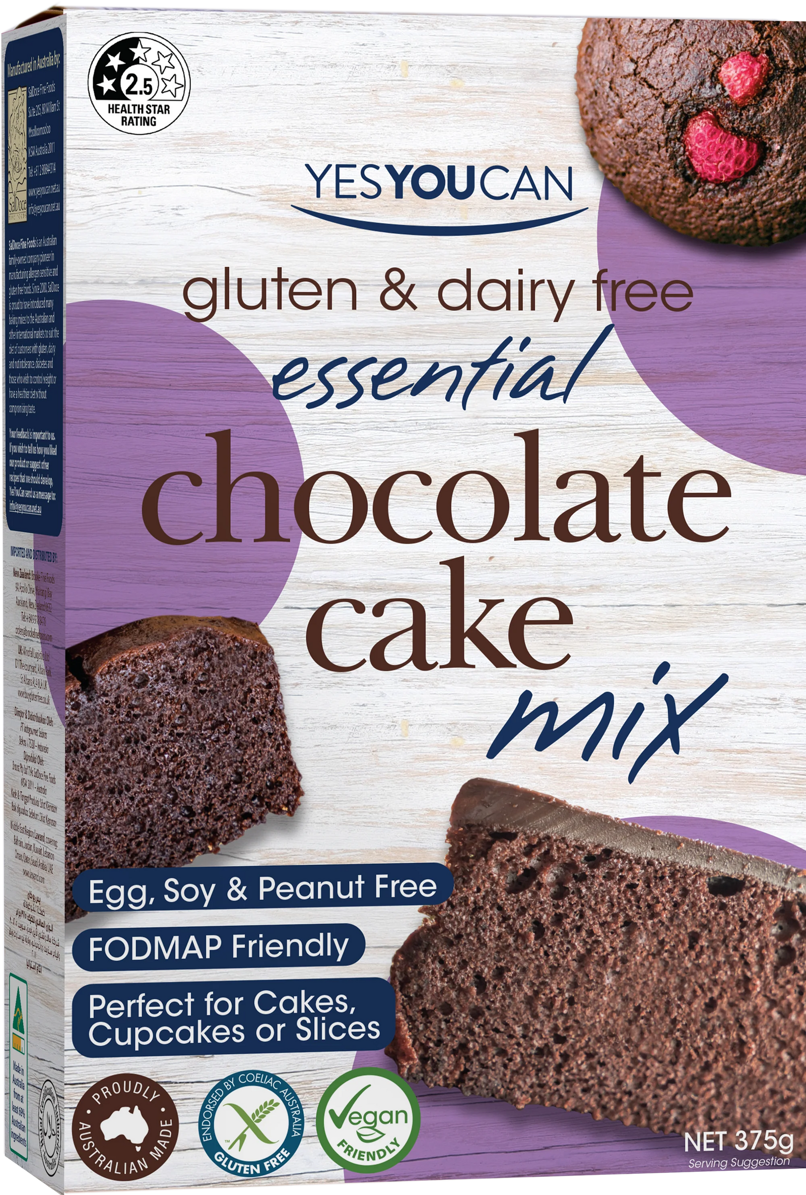 Essential Chocolate Cake Mix 375g