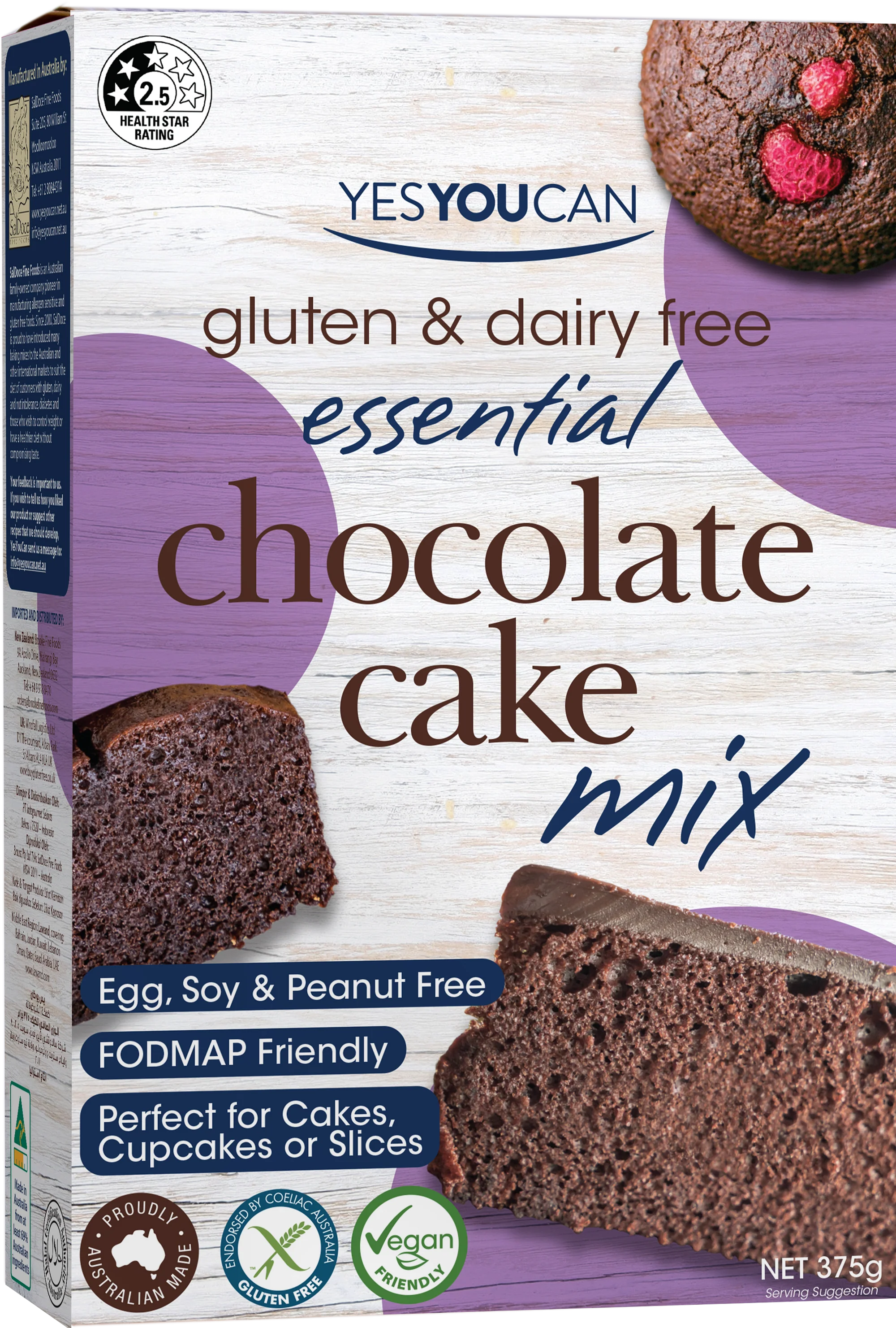 Essential Chocolate Cake Mix 375g