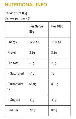 Gluten-Free Lasagne 250g