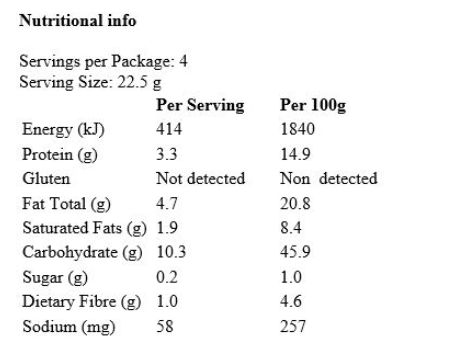 Organic Corn Puffs - Peanut Butter