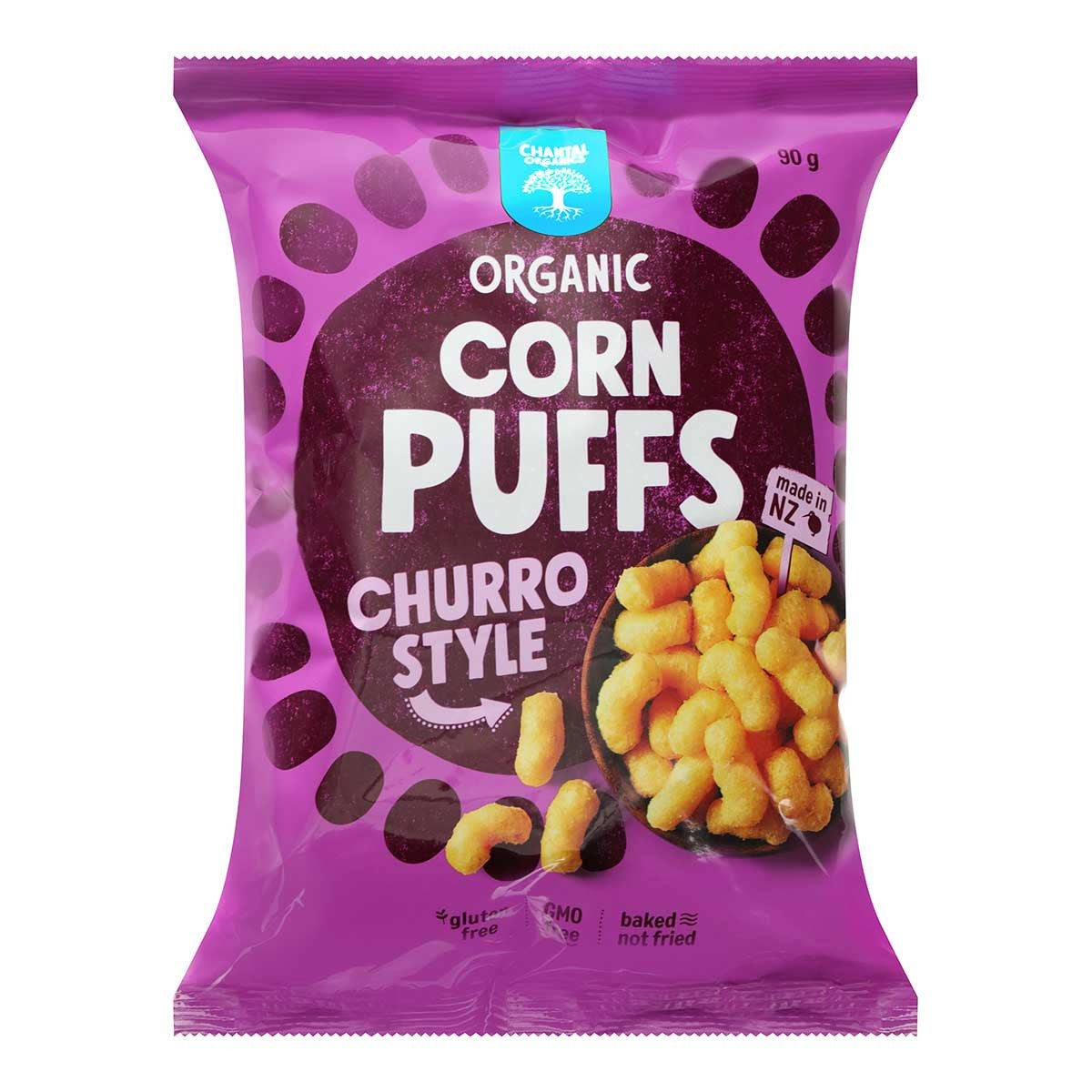 Organic Corn Puffs - Churro Style