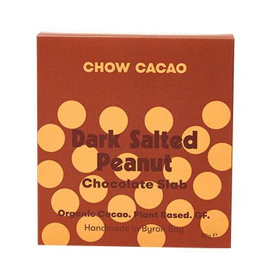 Dark Salted Peanut Chocolate Slab 80g