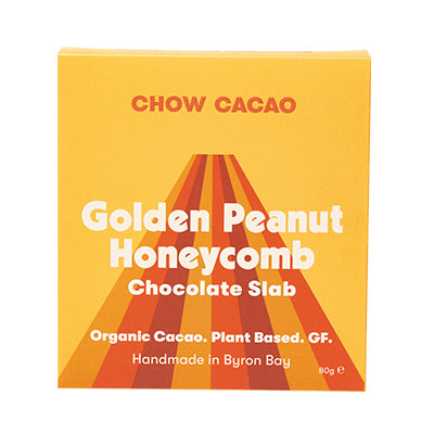 Golden Peanut Honeycomb Chocolate Slab 80g