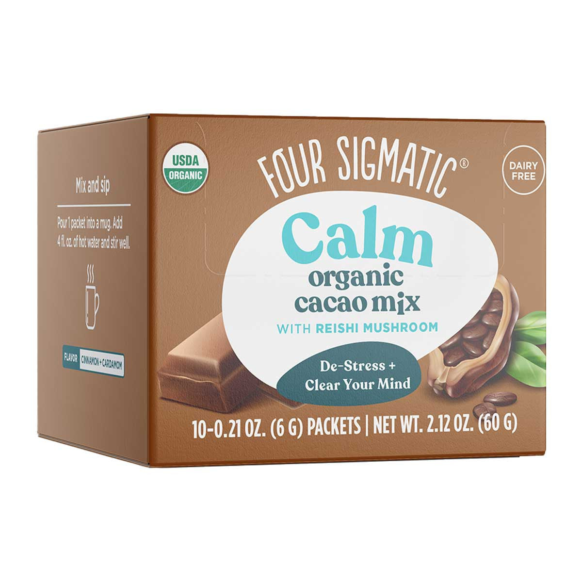 Organic Cacao Mix Reishi Mushroom - Calm