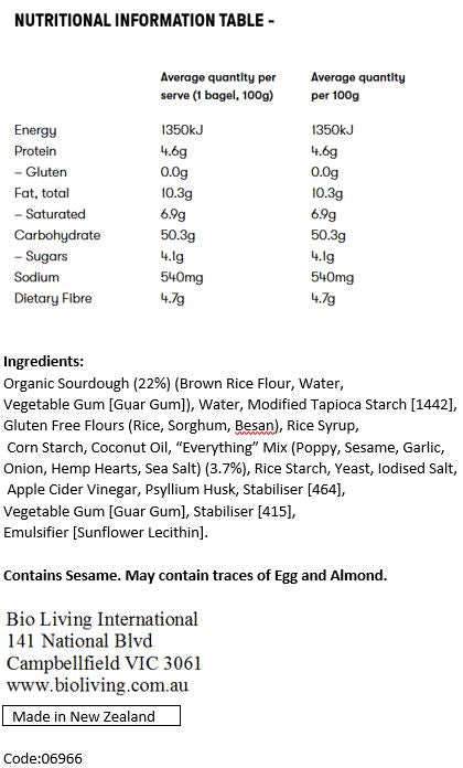 Everything Sourdough Bagels 400g