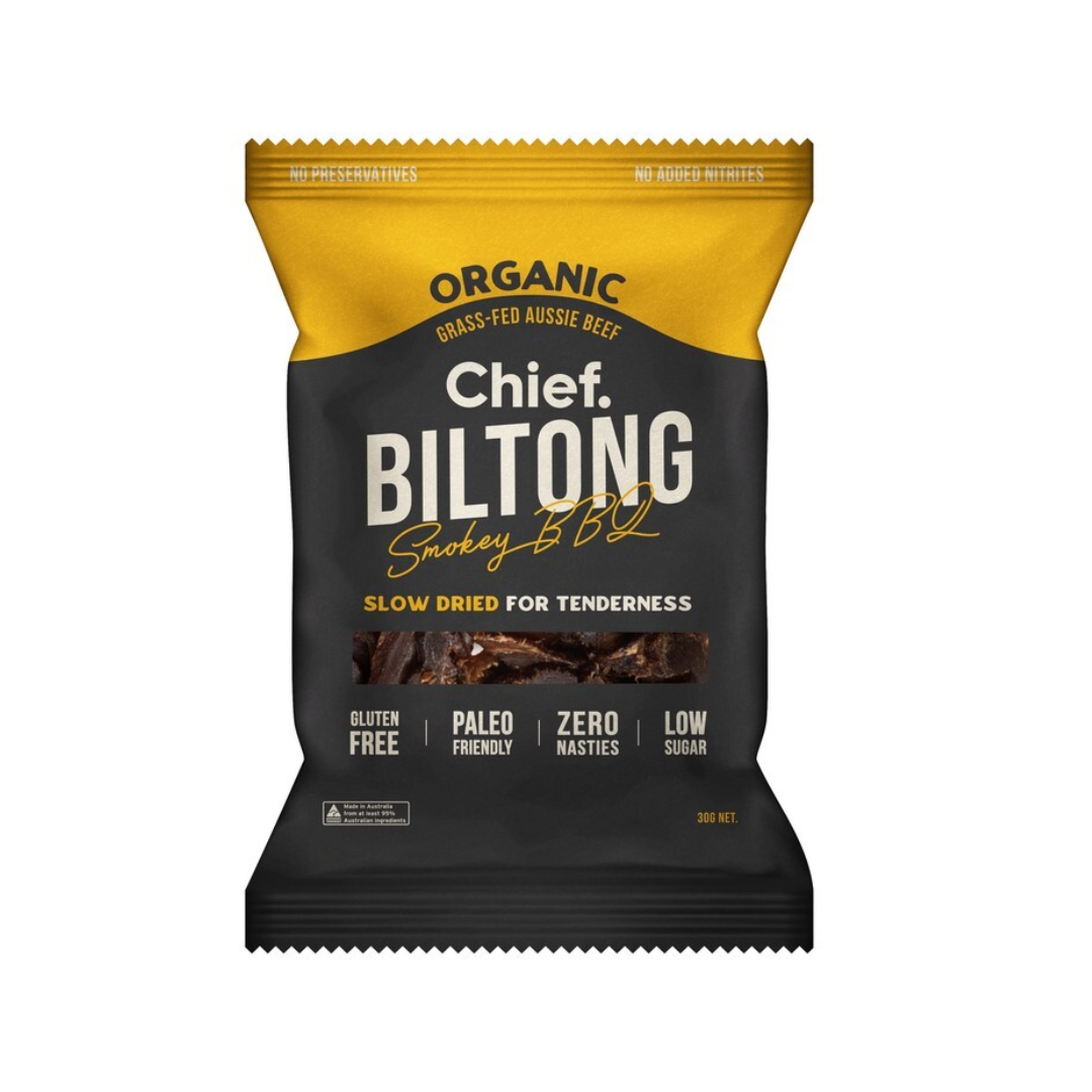 Grass Fed Biltong - Smokey BBQ 90g