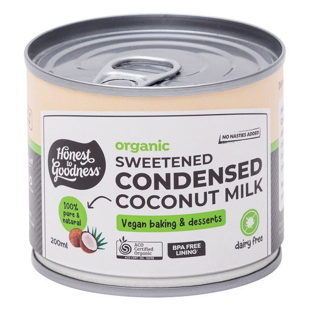 Organic Sweetened Condensed Coconut Milk 210g