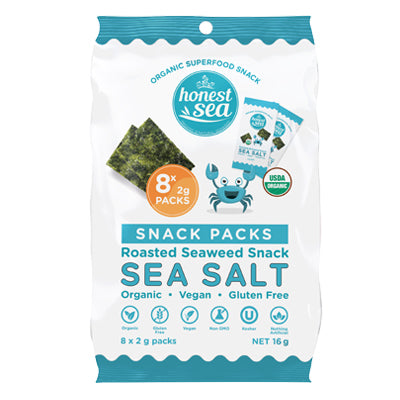 Seaweed - Sea Salt Multipack 8x2g