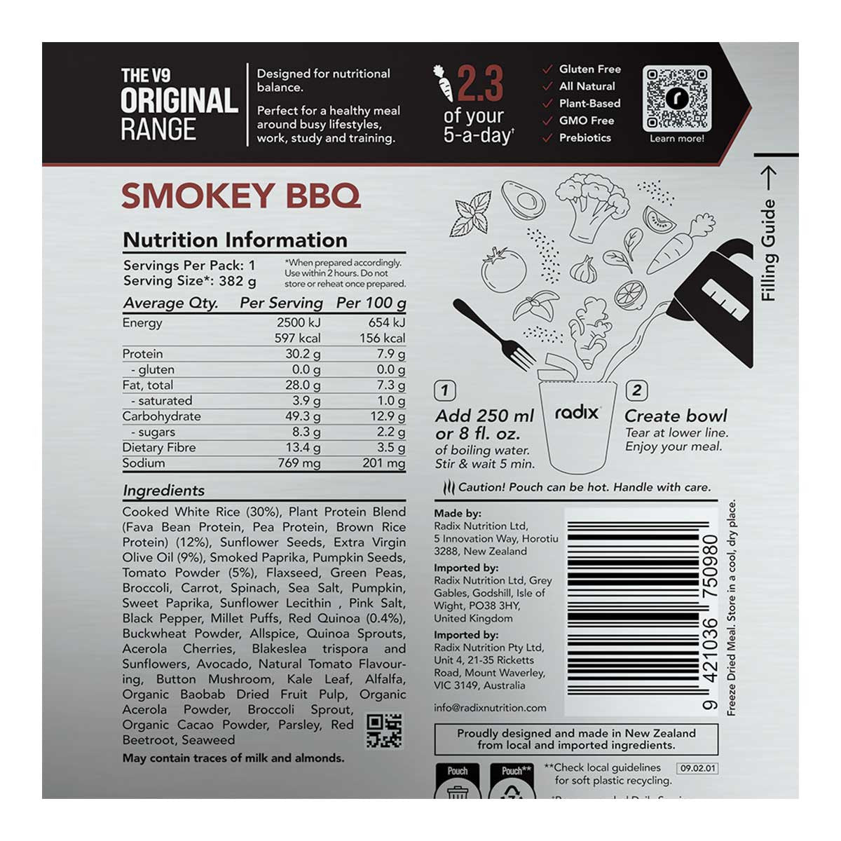 Smokey BBQ Meal Original Range 600kcal