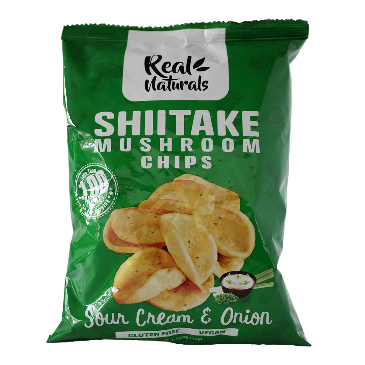 Shiitake Mushroom Chips - Sour Cream &amp; Onion