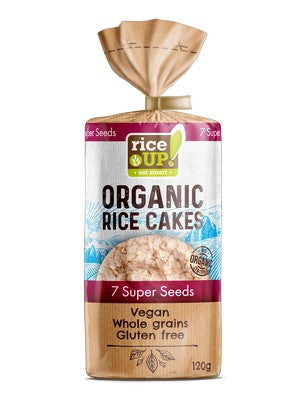 Organic Brown Rice Cakes 7 Super Seeds