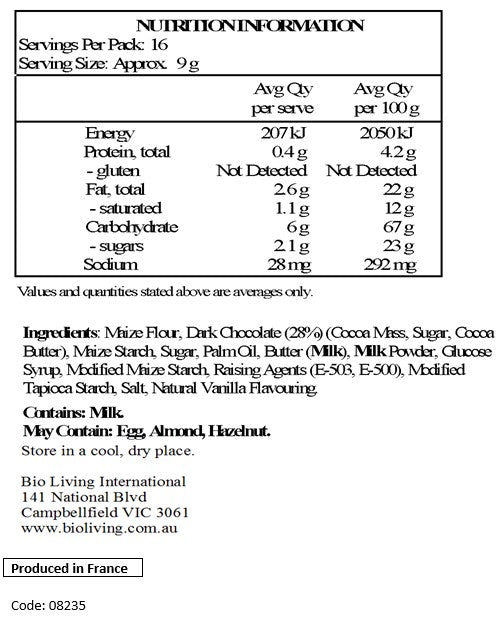 Biscotti Con Cioccolato 150g