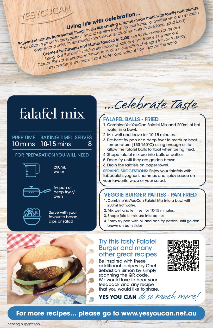 Falafel and Burger Mix 200g